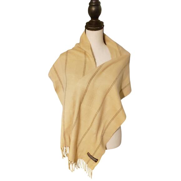 Made in Scotland 100% Cashmere Classy Preppy Clan Quality Scarf size One Size - Picture 1 of 3